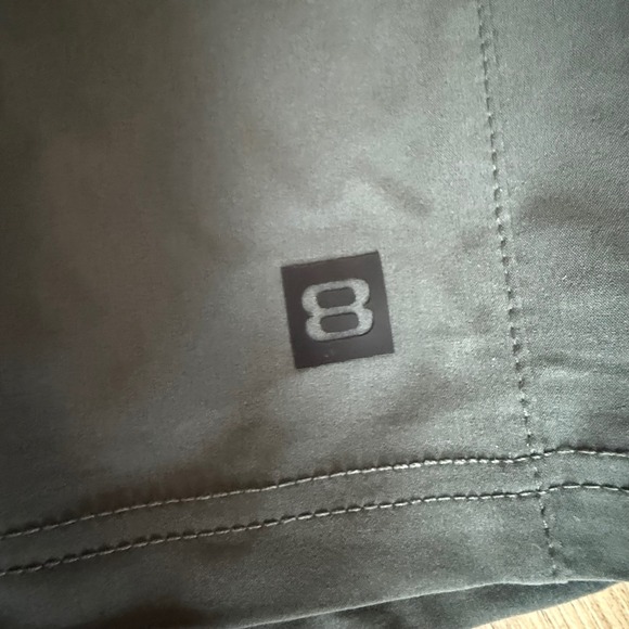 Layer 8 Mens Athletic Shorts Nephrite XL Elastic Waist Drawstring 6 Inch Inseam - Picture 3 of 7